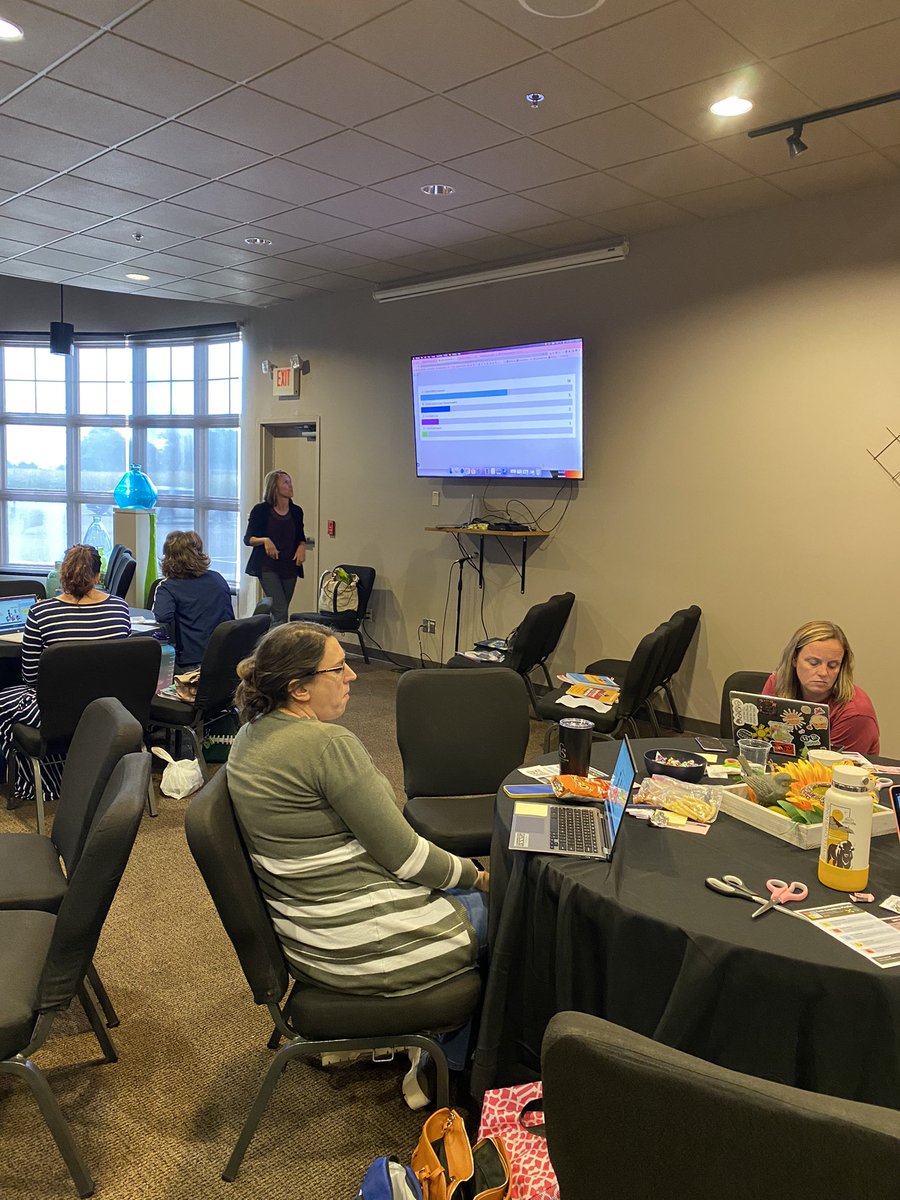 BGoodArtnGift's tweet photo. We just HAD to have the FABULOUS @cmdanhoff back to show us more #TechIntegration tools here at our @NorthPointESC #GiftedServices gifted PD! #GiftedEd #OhioEd #TechEd https://t.co/zvJTpONXIT