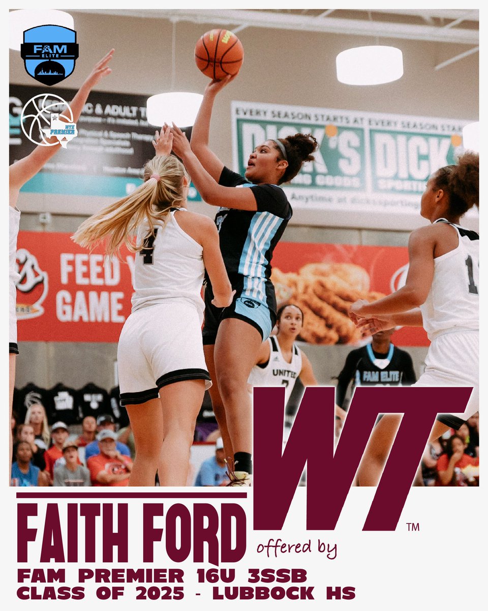 FAMhoopsGbb's tweet photo. 2025 F Faith Ford (@Fford_12) picks up an offer from West Texas A&M! @LadyBuffHoops
Congrats FAM!
#LadyFAMelite π€ @WTXPremierhoops
#FAMPremier3SSB / / / ππ₯ https://t.co/vvp38JSPUT