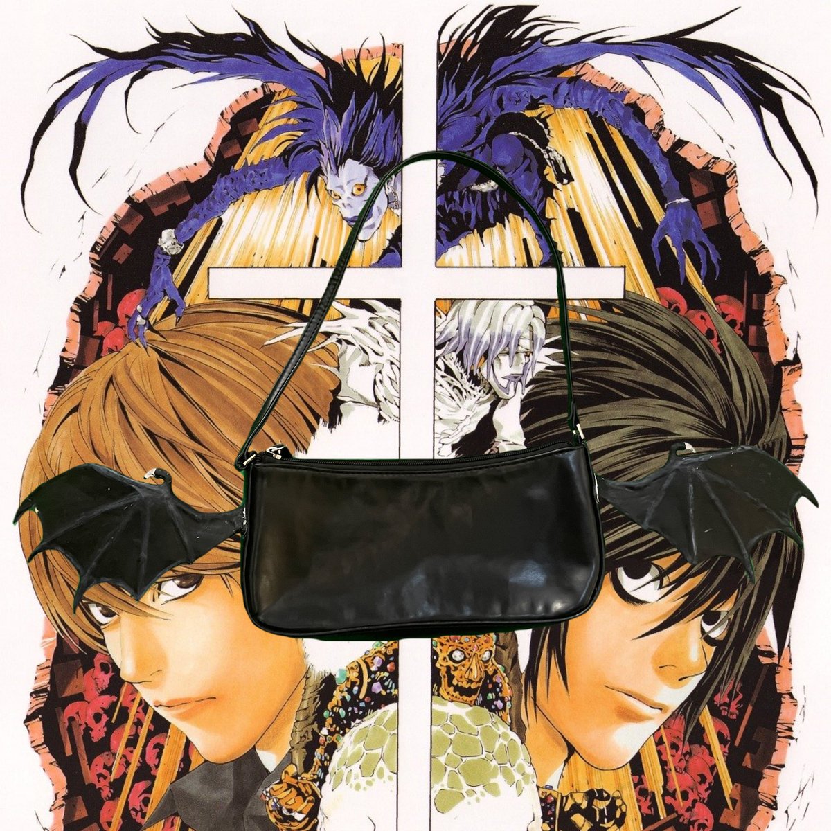 I made misa's bat bag from death note