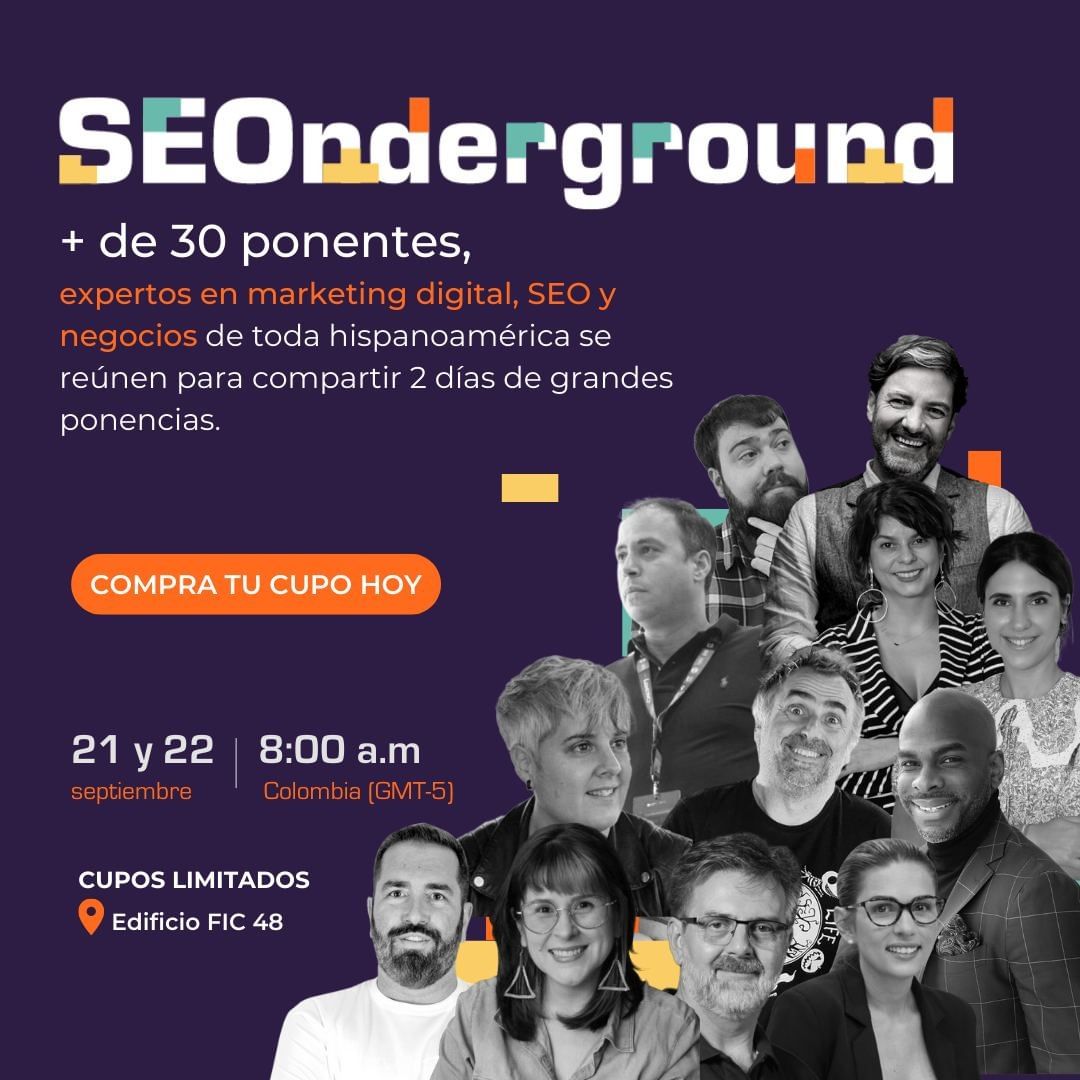 🚀🚀 Parte de la tripulación de LAIKA viaja de NYC a Medellín para el #SEOnderground, uno de los grandes eventos SEO del 2022. 

Nos vemos el 21 y 22 de septiembre en streaming o en persona en #Medellín. Reserva tu entrada en seonderground.com