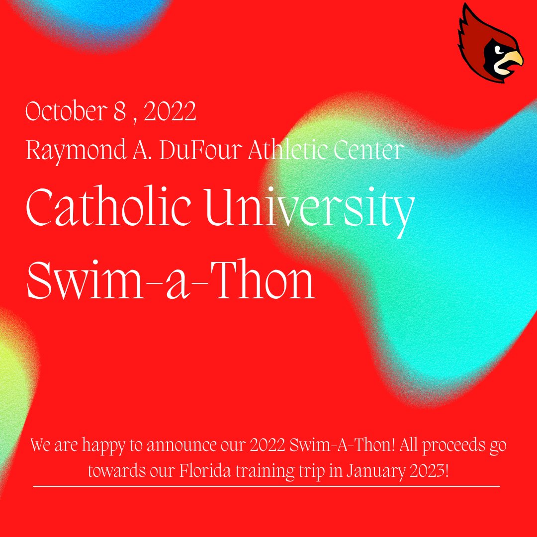Hello CUA Friends and Family! This year on the 8th of October, we are having our Swim-A-Thon! The athletes have 30 minutes to swim as many laps as possible! ! If you would like to make a contribution, you can donate through advance.catholic.edu/giving/to/athl…
#rollcards