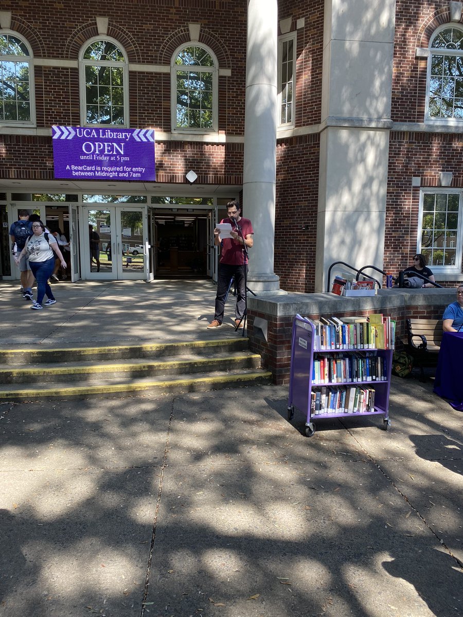 Banned Book Week is off and running. Disguised as MA student Paul Perroni, Ginsberg reads from Howl!