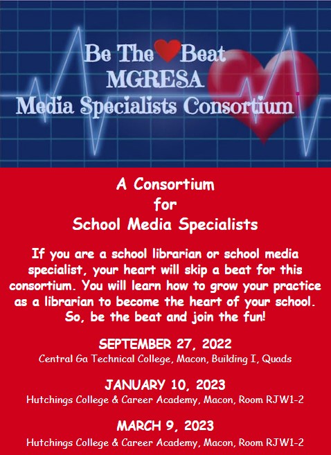 *MORE SEATS ADDED* Media Specialists Consortium: Be the Heartbeat

Click oon the link to register.

reg.learningstream.com/reg/event_page…

<a href="/AlligoodJuli/">Juli Alligood</a> 
<a href="/drrlsm/">Robin Smith</a> <a href="/TomberlinBonnie/">Bonnie Tomberlin</a> <a href="/daaj14/">Dr. Damita James</a>