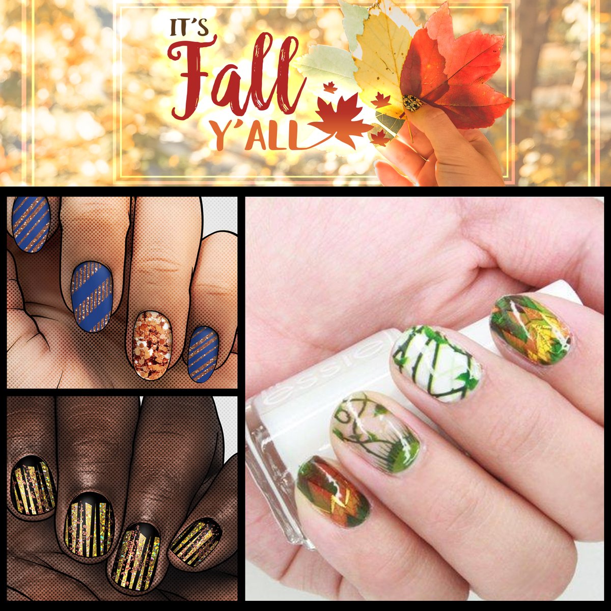 EspionageBeauty's tweet photo. It's Fall, Y'all!๐๐๐
Wrap your nails in something cozy with select designs for only $5!
SHOP NOW: https://t.co/v7Z7xx6s2g
#NailMail #Manicure #FallManicure https://t.co/LKKngHCtD4
