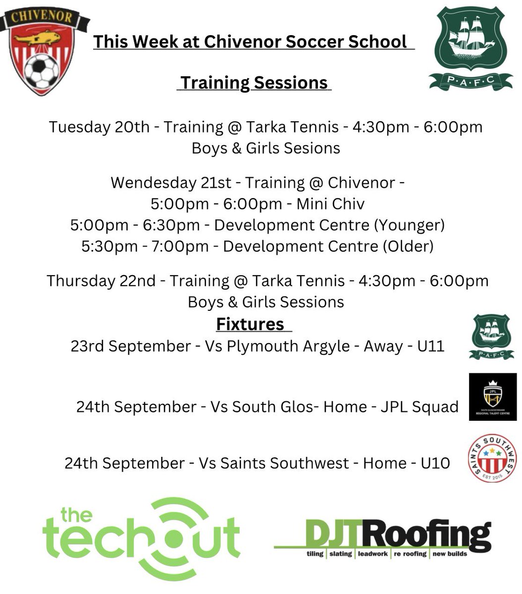 This week at Chivenor Soccer School…