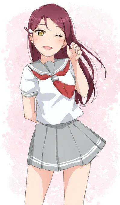 梨子ちゃん……遅れてごめんなさい……お誕生日おめでとう……!!#桜内梨子生誕祭2022 #桜内梨子誕生祭2022 