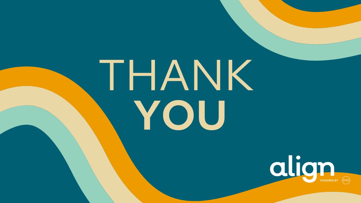 align_conf's tweet image. Thank you for an incredible 2022 Align Conference everyone! It was great to be back in person for hands-on learning this year &amp;amp; see everyone! Thank you to our all-star lineup of speakers &amp;amp; sponsors! 👏
