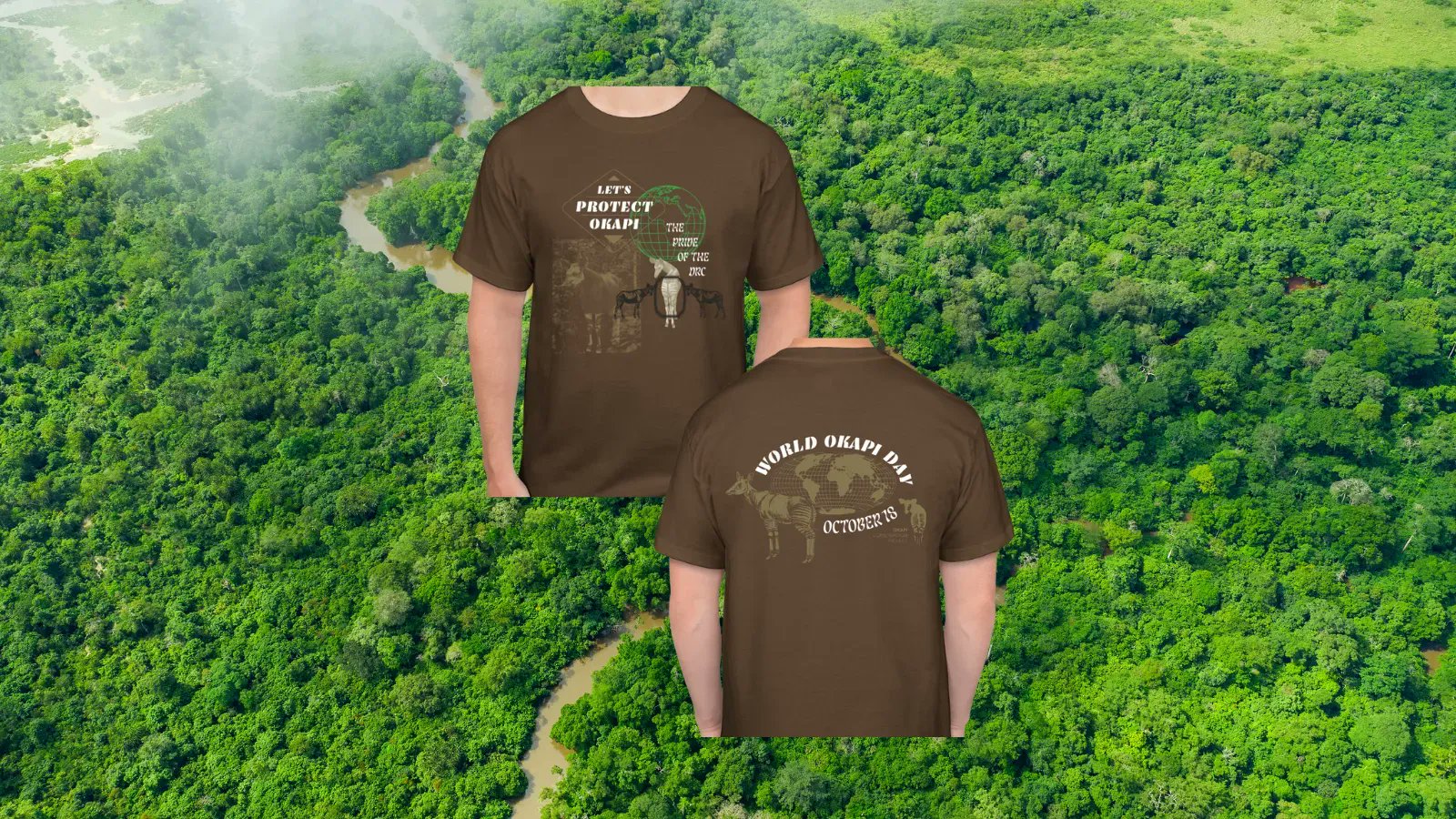 Okapi Conservation on X: 48 hours left to order your World Okapi Day t- shirt! 🌿Orders will close Wednesday, September 21st to ensure t-shirts  arrive in time for World Okapi Day on October