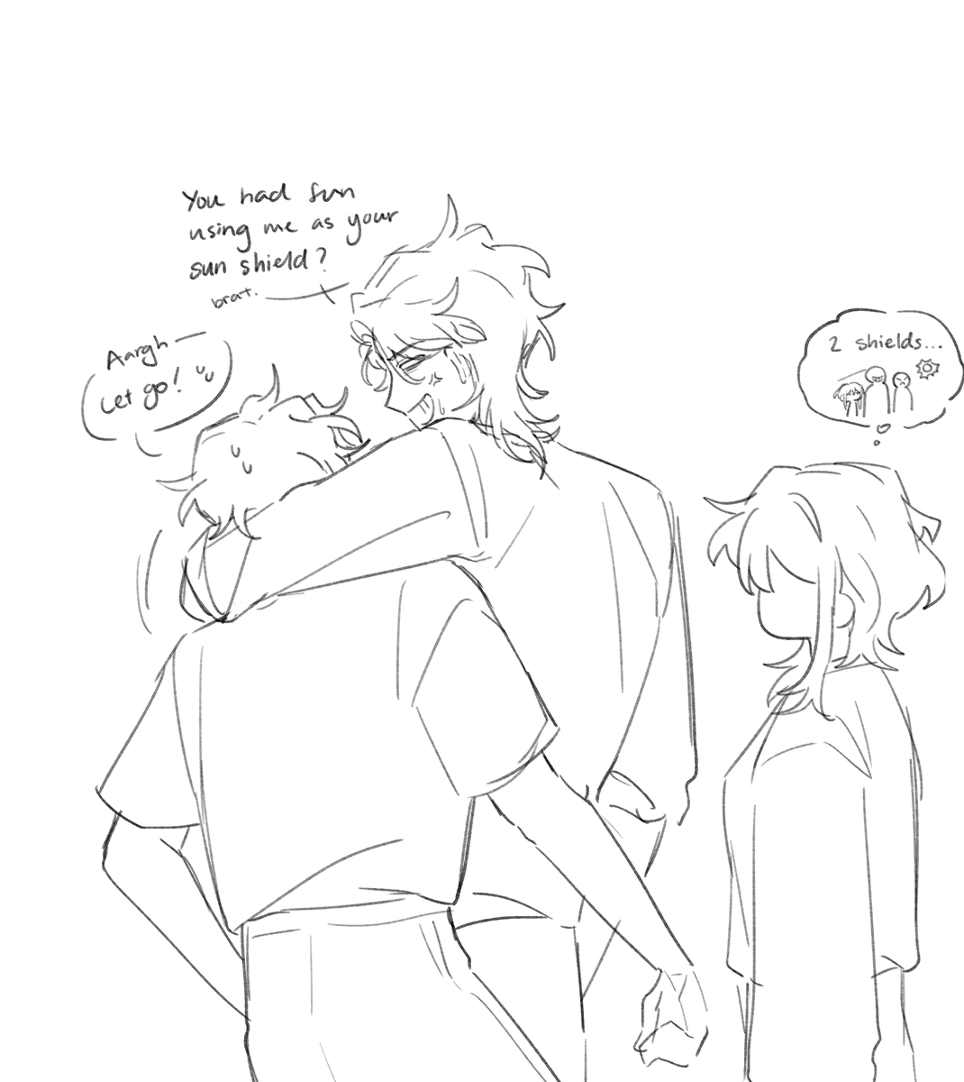 [oc] when you're the tallest ☀️ 