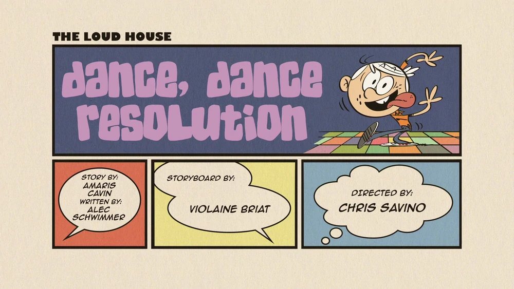 Trijosh1's tweet photo. Happy 6th Anniversary to "Dance, Dance Resolution"! This is where Lincoln was set up with four dates. And this where we first met #Tabby (@pamelaadlon), #Giggles (Amanda McCann), #PollyPain & #Haiku (@GeorgieKidder). Written by Amaris Cavin. #TheLoudHouse #DanceDanceResolution https://t.co/gEl26Z5XKR