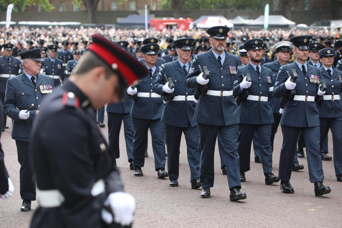 The RAF contributed to ceremonial and other duties during today’s state funeral of Her Majesty Queen Elizabeth II. Our personnel are proud &amp; honoured to have served Her Majesty today &amp; throughout her reign.