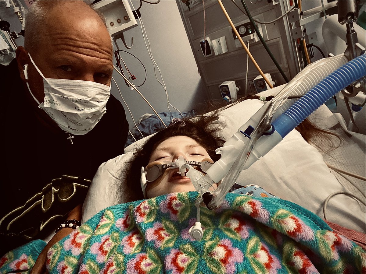 CDABOAT's tweet photo. @sammyhagar I had my ticket purchased for The Dallas show last Saturday.  Unfortunately my beautiful angel daughter with special needs came down with pneumonia and so I spent the night in ICU with her… We are still here and improving little by little each day. ❤️ https://t.co/3jtjX6vRxv