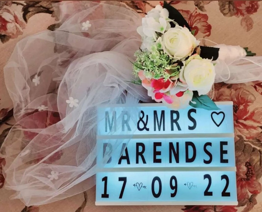 riscka23's tweet photo. That 31 tequilas has me giggling 😂ai ya it's lekker to be Married so far so good. @jas_barendse124 may we never stop having fun. https://t.co/syfUvnuViJ