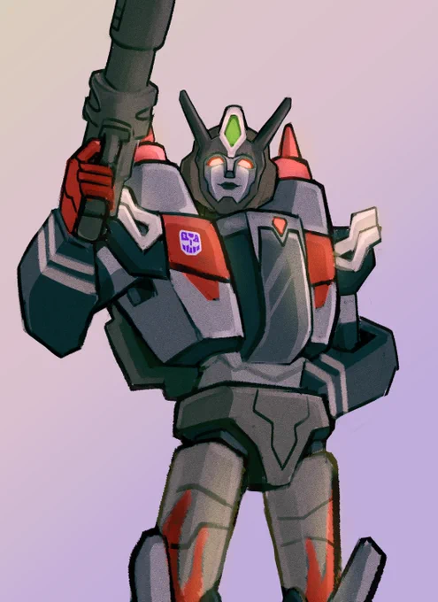 Sketch commission of Override + SG Elita colors for stormstrike#Transformers 