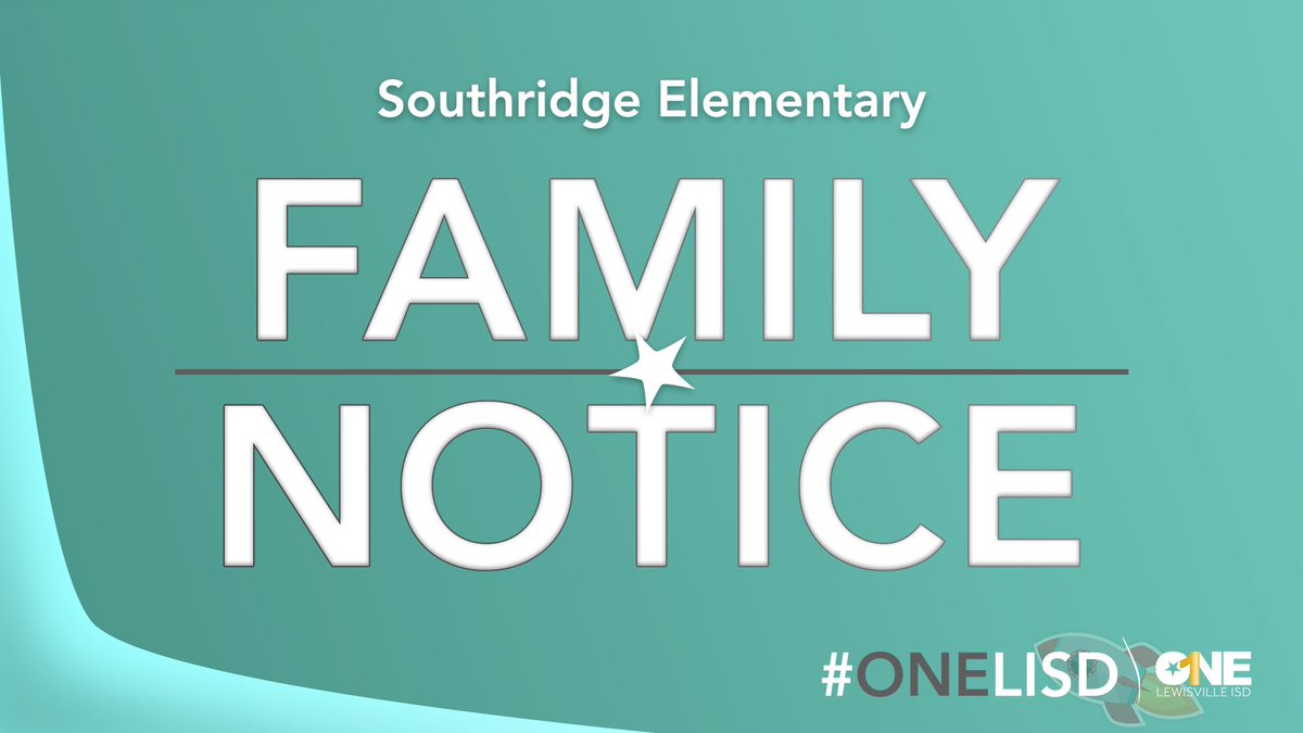 Southridge Family Notice | Sept. 19 - bit.ly/3RZCJNu