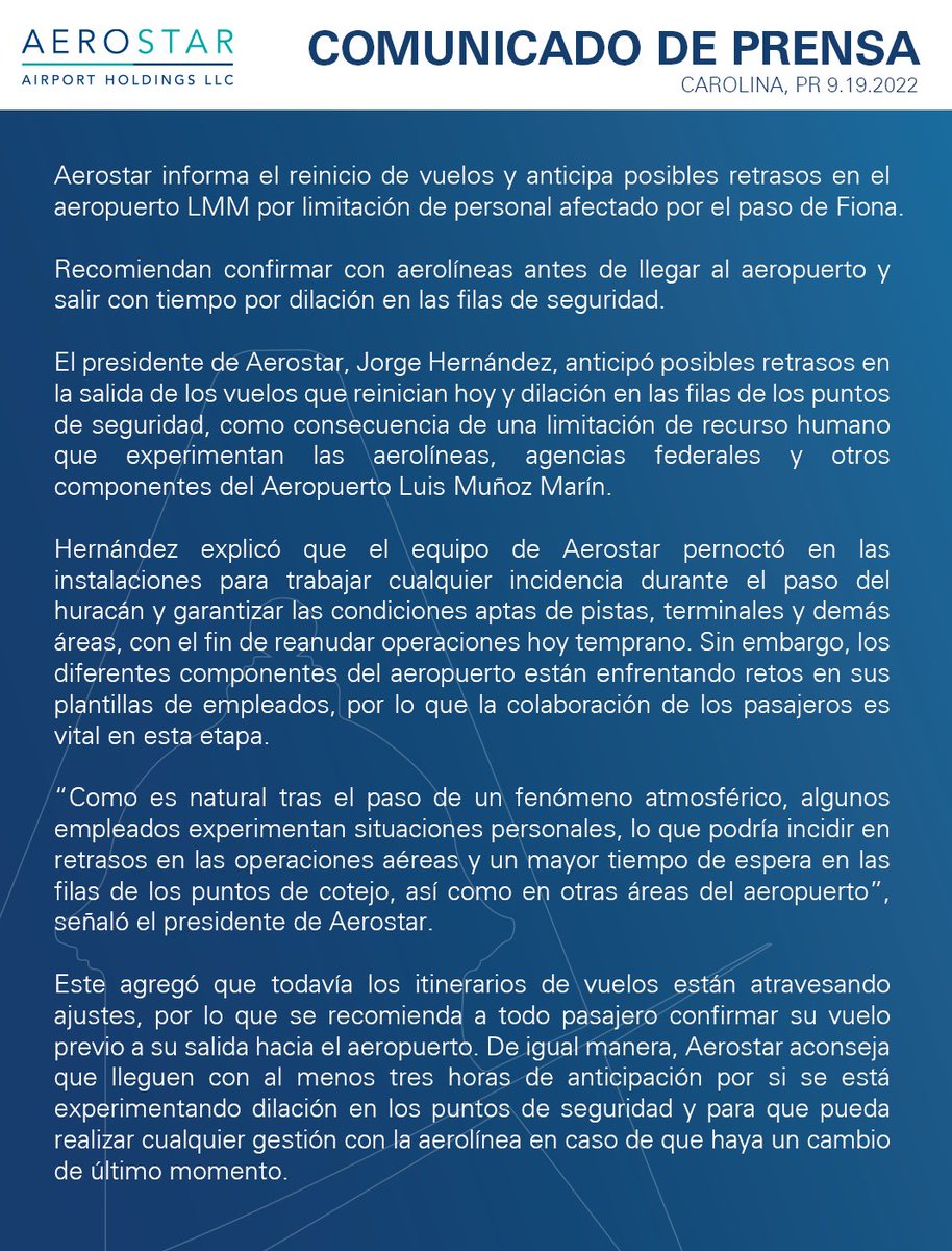 Aeropuerto SJU (@aeropuertosju) on Twitter photo 