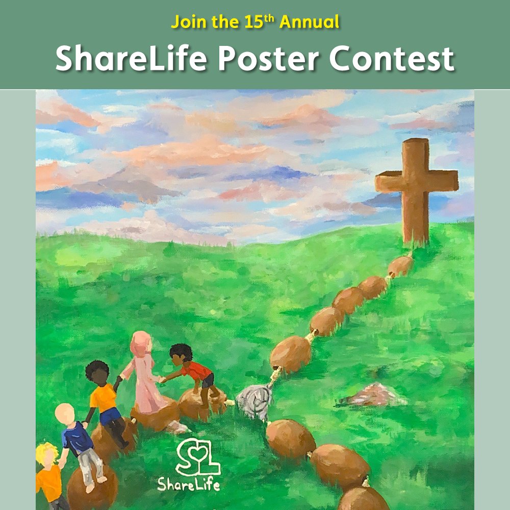 Calling all elementary school artists from @DPCDSBSchools @DurhamCatholic @SMCDSB @TCDSB @YCDSB! Visit https://t.co/bGgSgNOzli to learn more about the annual ShareLife Poster Contest. #livingthegospel https://t.co/TSfpgVNKNu