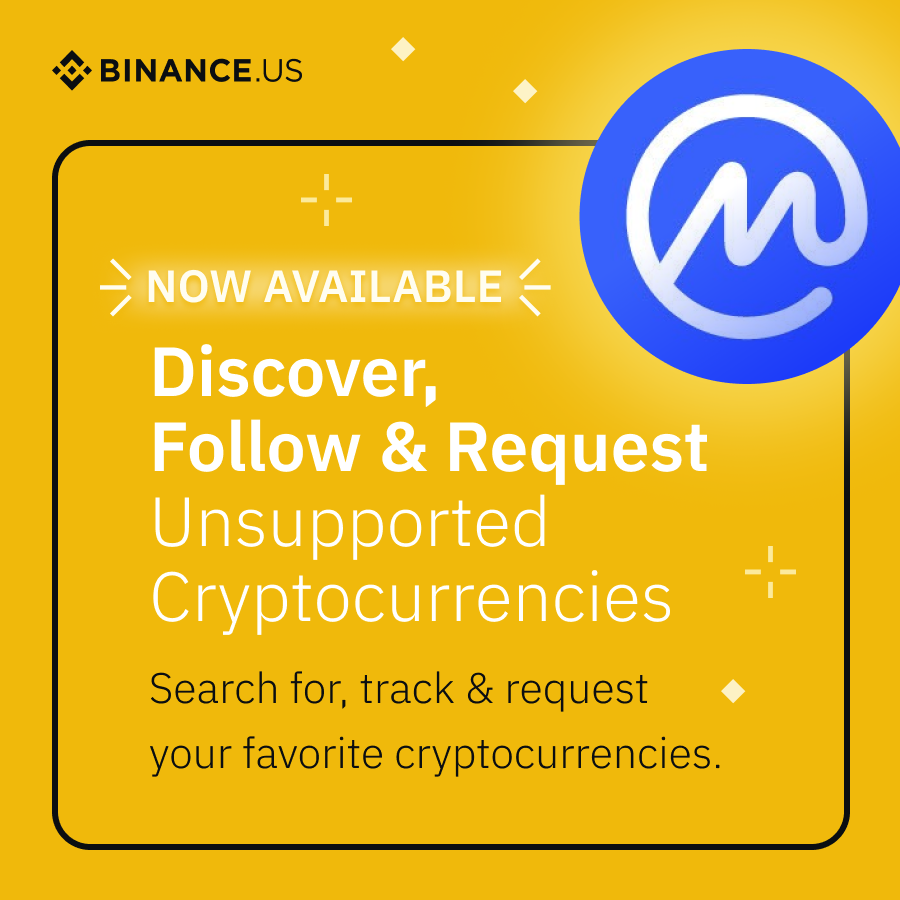 BinanceUS's tweet photo. #BinanceUS now allows customers to search and see live charts for unsupported cryptocurrencies as well as request new tokens be added to our platform via the Listing Request tool.

Learn how: https://t.co/JGm7l5a0WX https://t.co/bu2CXdWC3k