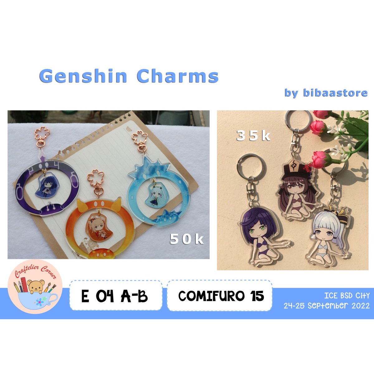 CraftelierCo's tweet photo. halo craftelier corner ikutan comifuro 15 lho, mari dicek katalognya, jangan lupa mampir ke booth kita ya

Katalog part2 https://t.co/OAzE2M227Z