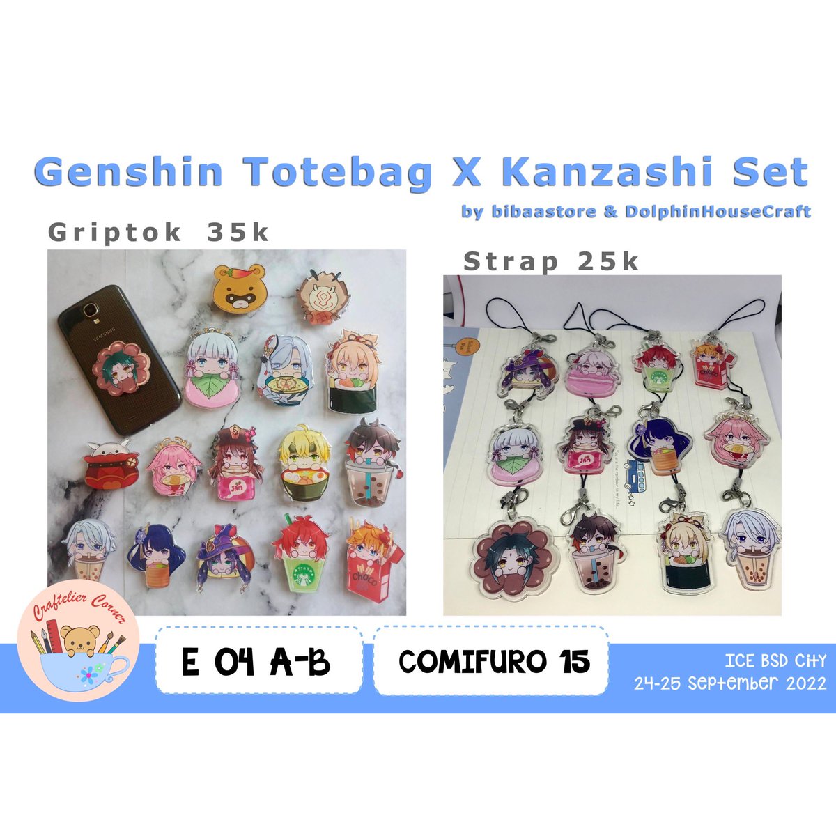 CraftelierCo's tweet photo. halo craftelier corner ikutan comifuro 15 lho, mari dicek katalognya, jangan lupa mampir ke booth kita ya

Katalog part2 https://t.co/OAzE2M227Z
