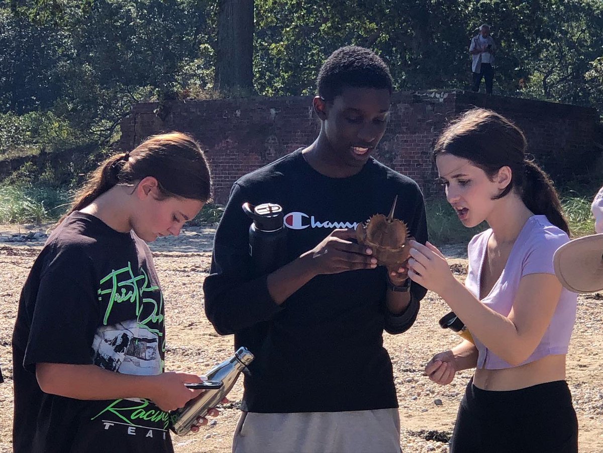 iamgoingapes's tweet photo. Feeling Crabby?!? Not us because we got outside and nature was our classroom today!  We enjoyed comparing fresh water vs. salt water ecology while making friends with the invasive Asian Shore Crabs. @CalhounHS @bmchsd #apes #makingscience #caumsettstatepark https://t.co/Oxbr4r7OkM