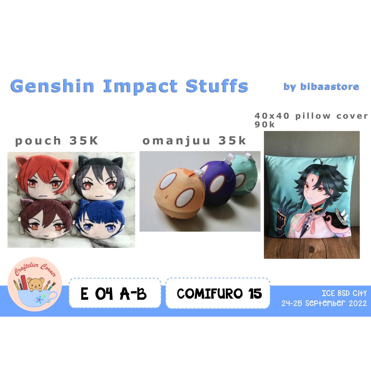 CraftelierCo's tweet photo. halo craftelier corner ikutan comifuro 15 lho, mari dicek katalognya, jangan lupa mampir ke booth kita ya

Katalog part3 https://t.co/nZmnzjQgjT