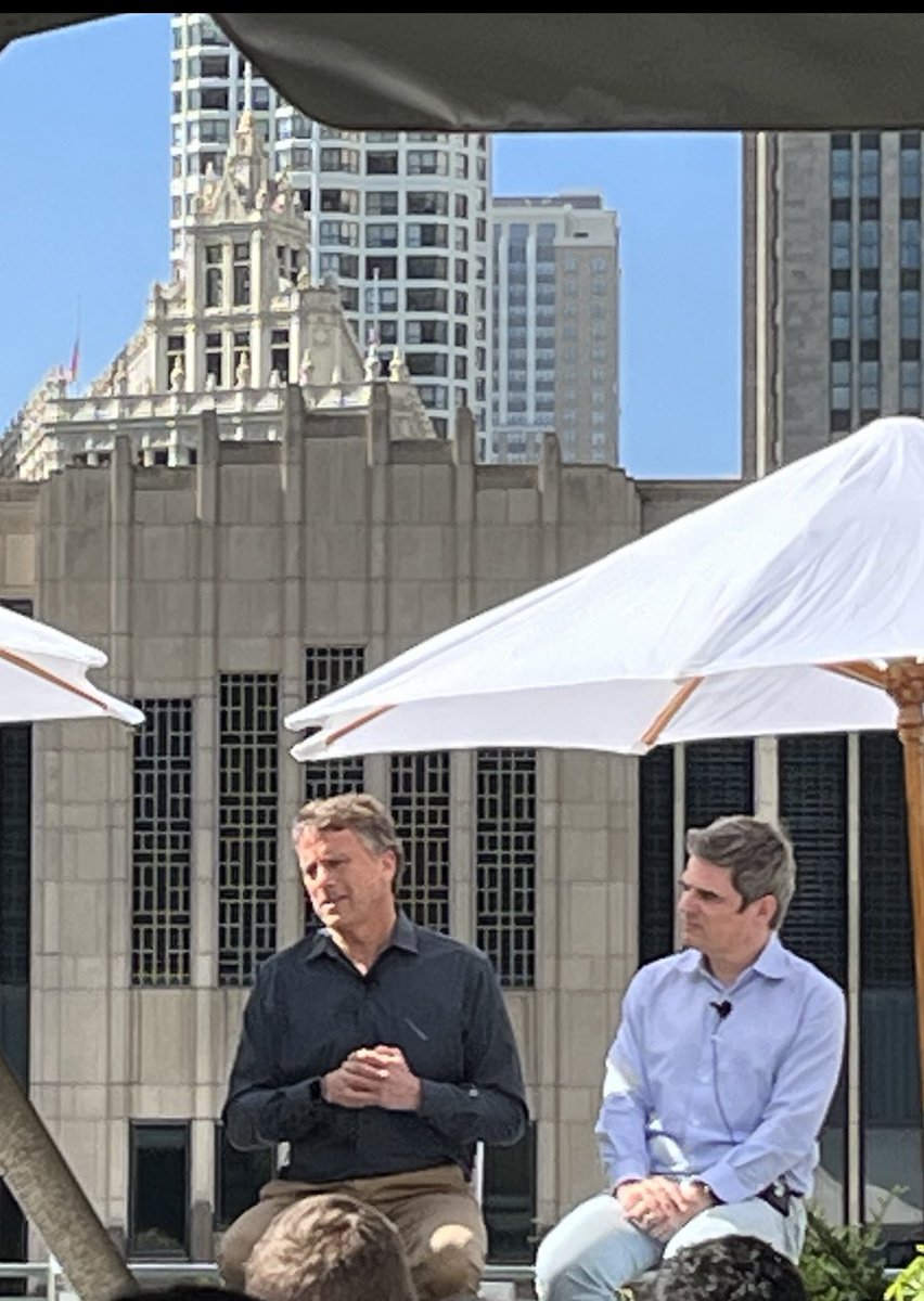 TerryStone92's tweet photo. Great to be back at OWHIC in person! Continuing to challenge status quo &amp; making healthcare better for consumers— Glen Tullman and Mario Schlosser kicking off at lunch. #owhic #oscar #transcarent https://t.co/dpqajIE1XE