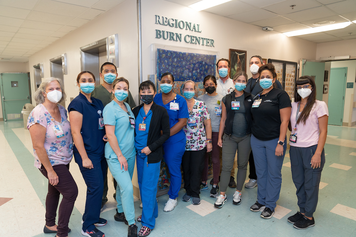 UCSDHealth's tweet photo. Wildfires are common in our area. As the only #BurnCenter in the region, #UCSDHealth Regional Burn Center is vital in disaster responses. Our experts work w/ @SanDiegoCounty to develop burn disaster plan and education for those who care for burn patients. https://t.co/UZYLi5tIZT https://t.co/Rjh15Gu4l9