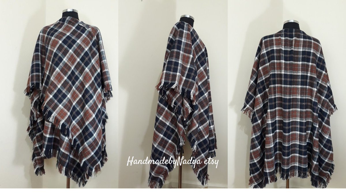 nadyamendik's tweet photo. Merino Wool Plaid Cape Ruana, Wrap,
https://t.co/L1A8rJvsfm
#fullcirclecloak #oneofakind #freesize #Unisex #cashmerewool #blanketcoat #etsyhandmade #etsyspecialt @Etsy @SympathyRTs @SGH_RTs https://t.co/E7MlocYrCi