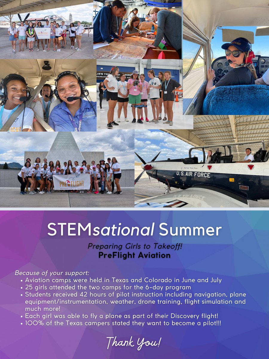 High-Tech High Heels North Texas (@hthh_ntx) on Twitter photo We hope the images of these young women participating in the PreFlight Aviation Camp help us express our gratitude for your support of our mission. 
preflightcamp.com We hope the images of these young women participating in the PreFlight Aviation Camp help us express our gratitude for your support of our mission. 
preflightcamp.com