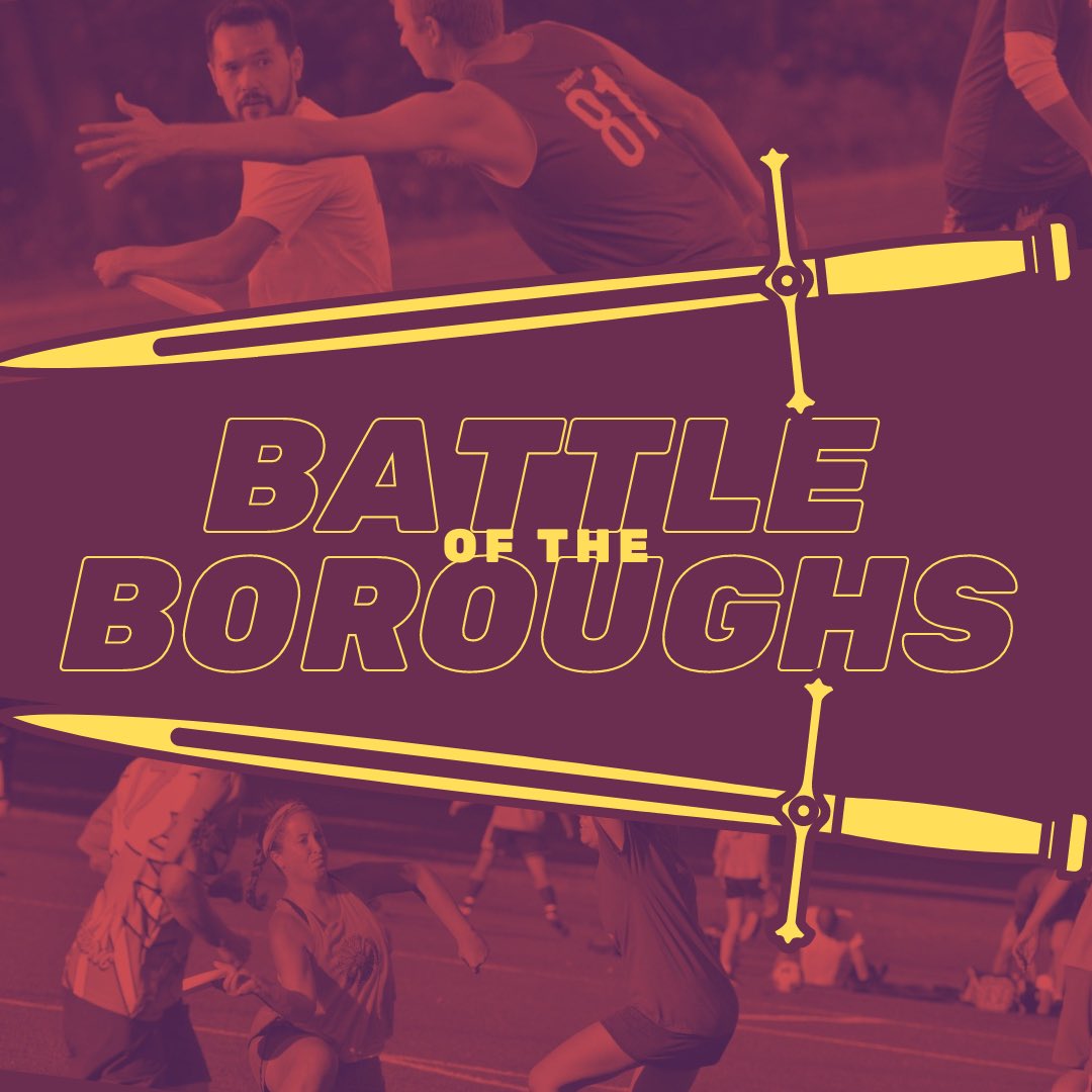 pghultimate's tweet photo. ⚔️Battle of the Boroughs⚔️

October 29th at the Schenley Oval Sportsplex. 5-8pm. 

Sign up by neighborhood and compete to see which borough is the best in the ‘burgh! 

https://t.co/WHWucXh9NT 

⭐️Free with pghultimate membership⭐️ https://t.co/0gZAsrtpQ1