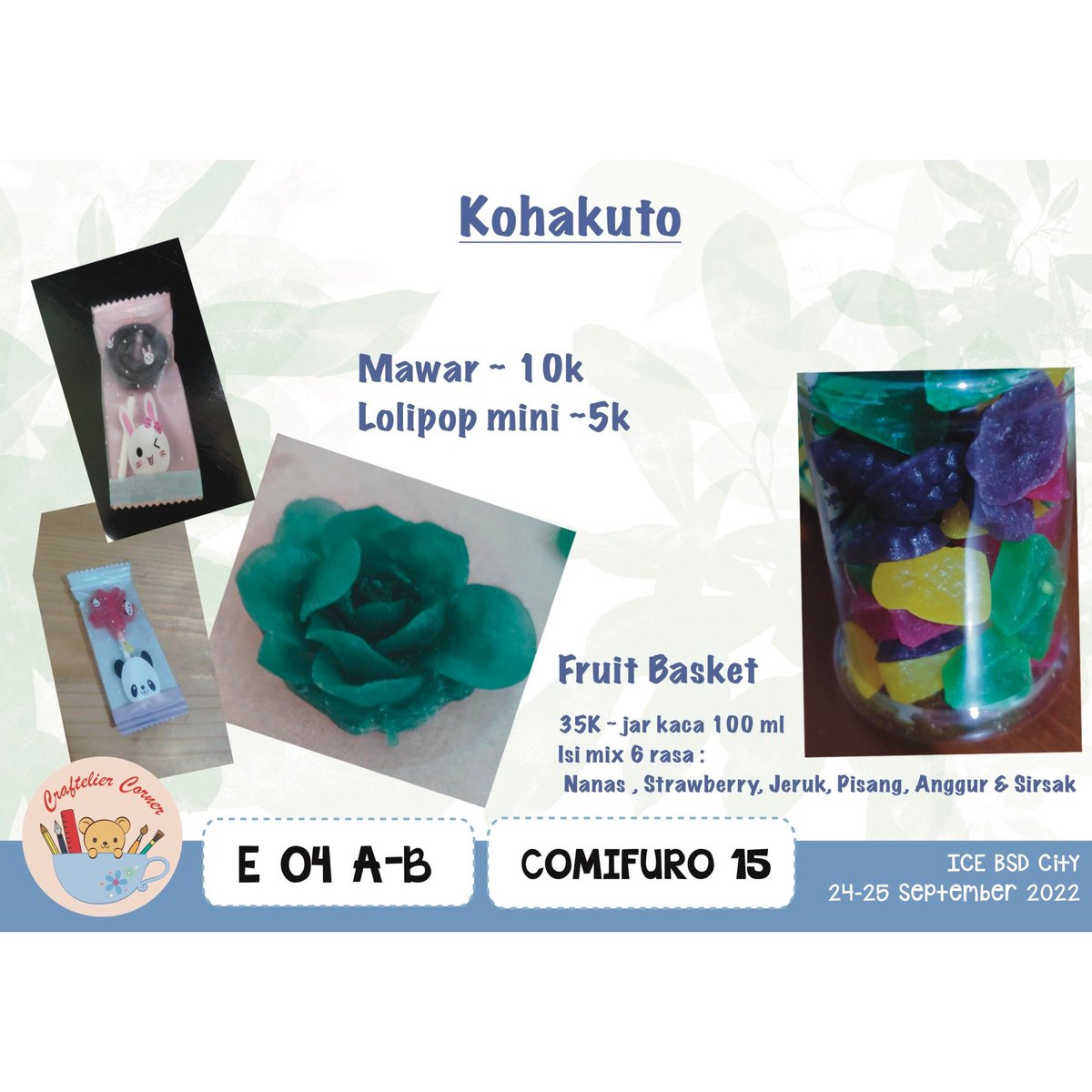 CraftelierCo's tweet photo. Katalog part9 https://t.co/qZzbDvjtFI