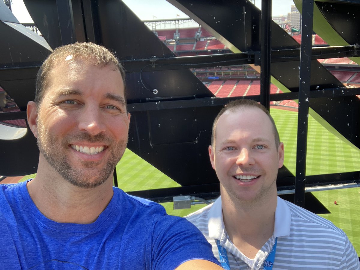 UncleCharlie50's tweet photo. Even got to get up in the scoreboard, one of the last remaining spots at Busch Stadium that I had not been to yet during my DAPOMW (thanks to my great tour guide!). Check out all the panels it takes to operate the board!  And that is only 1/3 of them!  Good view from up there https://t.co/Bh7xB3oHtl