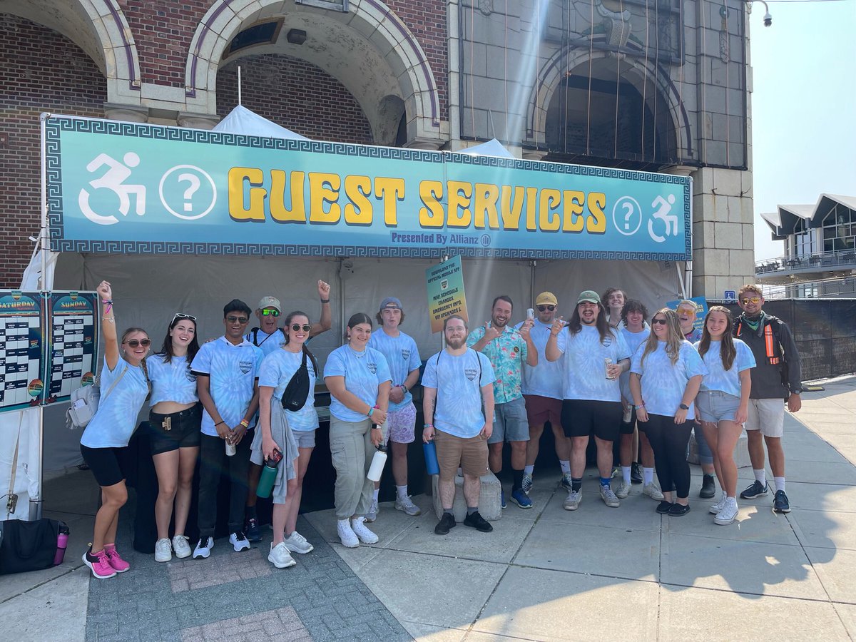 <a href="/monmouthu/">Monmouth University</a> <a href="/MonmouthUMusic/">MU Music & Theater</a> <a href="/BlueHawkRecords/">Blue Hawk Records</a> #students and <a href="/MonmouthAlumni/">Monmouth Alumni</a> work <a href="/seahearnow/">Sea.Hear.Now Festival</a> for @C3Concerts again this year! Great experience working for a great team to support a positive, well-run event in on the #beach in #asburypark #NewJersey <a href="/billboard/">billboard</a> <a href="/MonmouthUMag/">Monmouth Magazine</a>