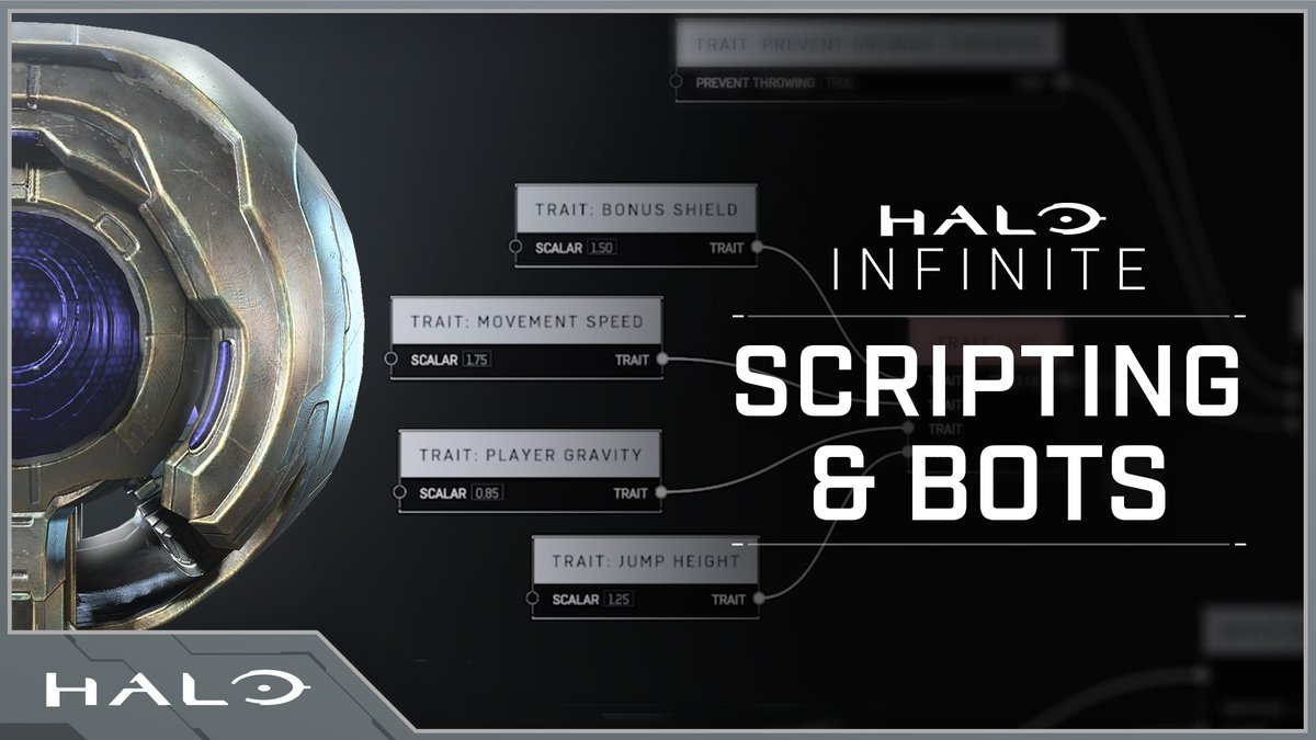 Beyond building, learn how to leverage Forge in exciting new ways. From scripting with node graphs to Bot support, the latest Forge Fundamentals video will have you ready to create your own game modes and explore infinite possibilities. #HaloInfinite: aka.ms/HaloForgeFunda…