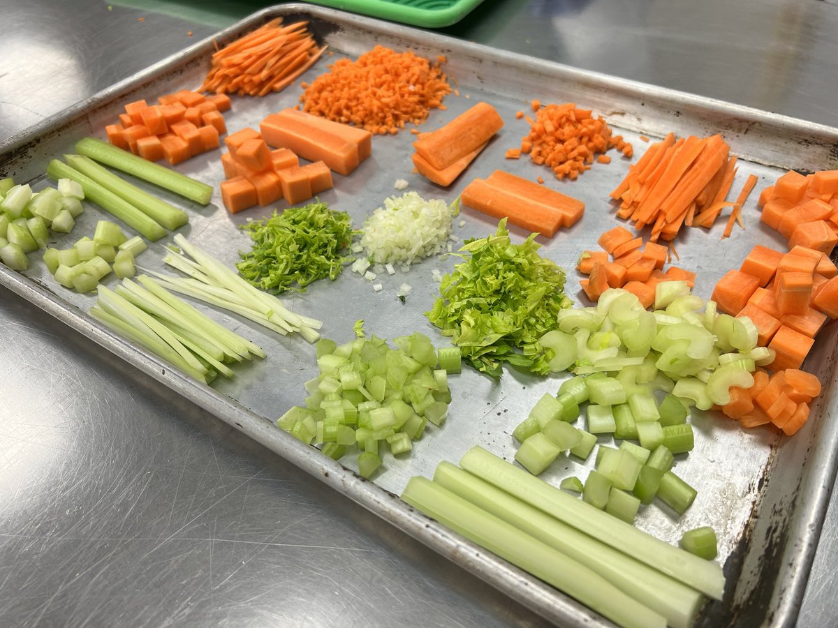 First day in the kitchen with year 1, it’s a great start! #ECATCulinary #CulinaryOne