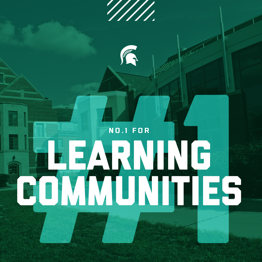 MSUnews's tweet photo. For the fourth year in a row, @michiganstateu's learning communities rank #1 among public institutions, according to @usnews. https://t.co/gTeIpFgzNr