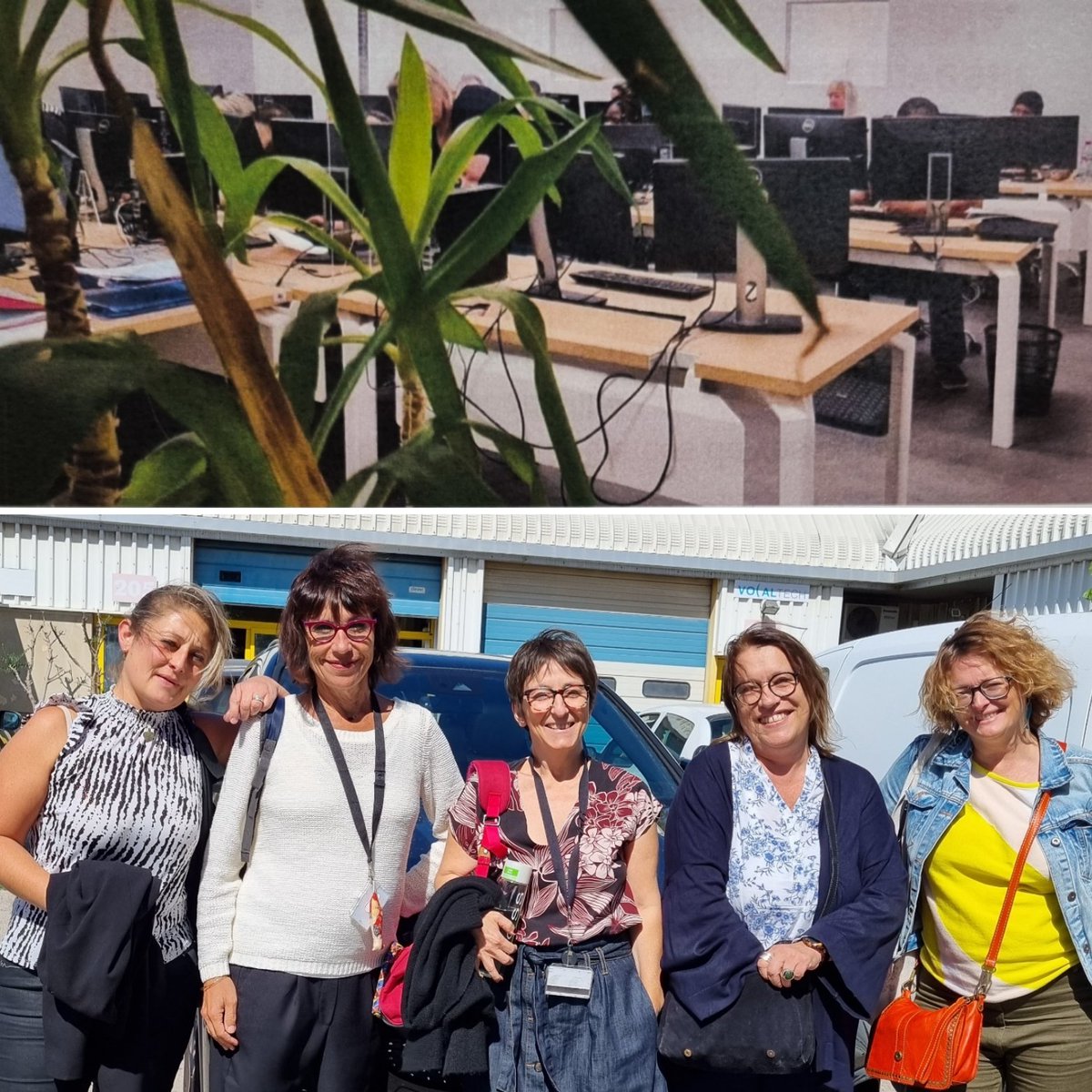 PeachyLife8304's tweet photo. La semaine de l'#IAE #Marseille c'est aussi des visites de chantiers d'insertion @CroixRouge @assopilotine pour rester #TousMobilisés pour l'emploi https://t.co/QbWnFLAJBB