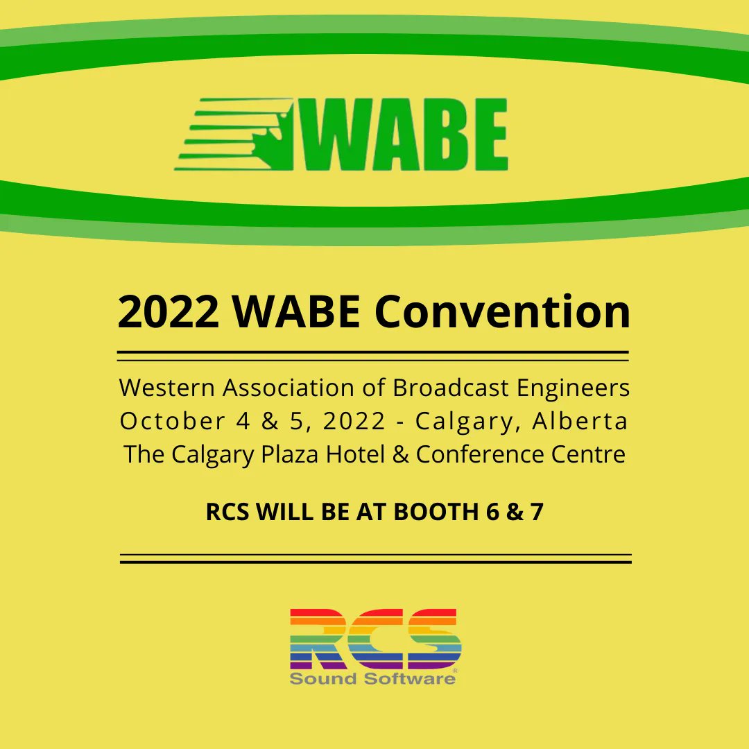 Come check us out at the 2022 WABE Convention coming up on October 4 & 5. We will be at booth 6 & 7. See you in Calgary!

#WABE2022
