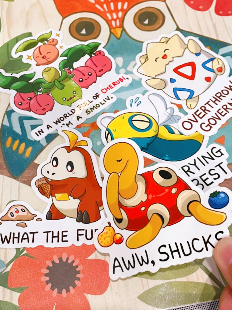 It cost $0 to RT my smol business 🙏❤️

My stickers have been insanely popular, but I also sell plushies and my first ita-bag! You can get them all now! 