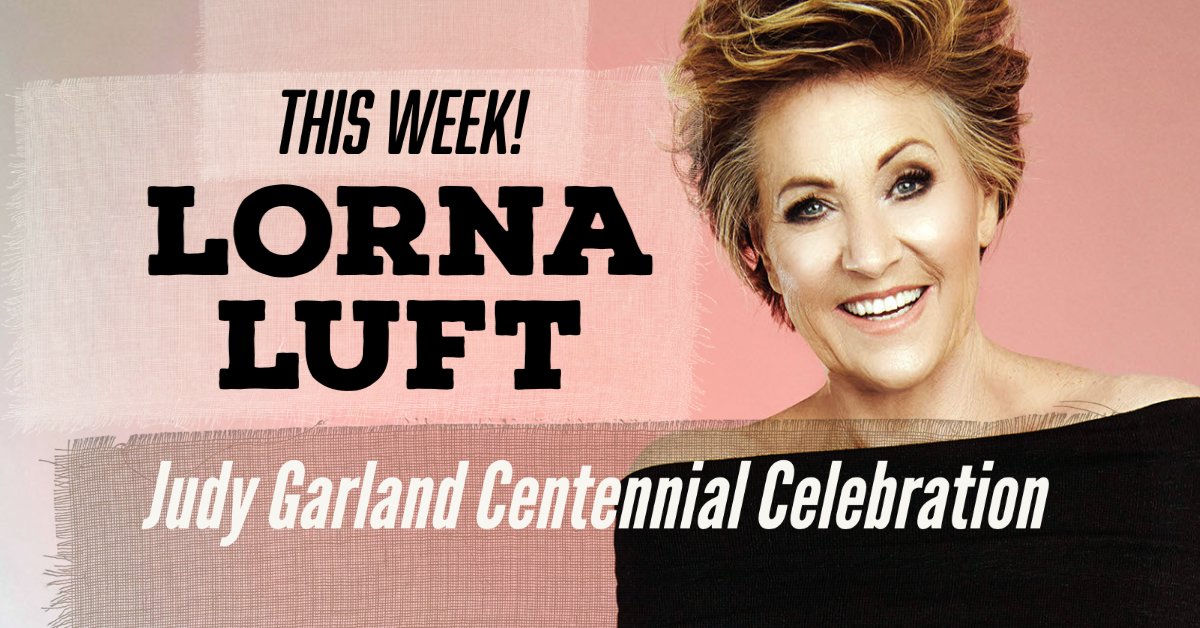 CarpenterCenter's tweet photo. Be inspired by the songs and stories of JUDY GARLAND this Wed/Thu at 7 p.m. with Garland’s daughter LORNA LUFT!

This centennial celebration also marks your last opportunity to lock in a Cabaret Series subscription—four amazing shows starting at $140!

https://t.co/IVKtSMjUBx https://t.co/3HCLYlDJ2N