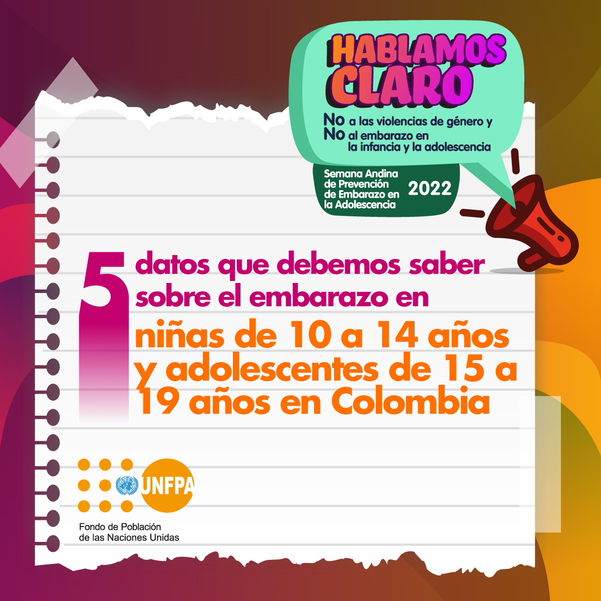 ⚠️#HablemosClaro | Los nacimientos en niñas de 10 a 14 años, son consecuencia de embarazos y maternidades forzados producto de abuso y violencia sexual, según lo establece el código penal colombiano.

Consulta más información en la siguiente infografía👉🏾cutt.ly/IVdztNt