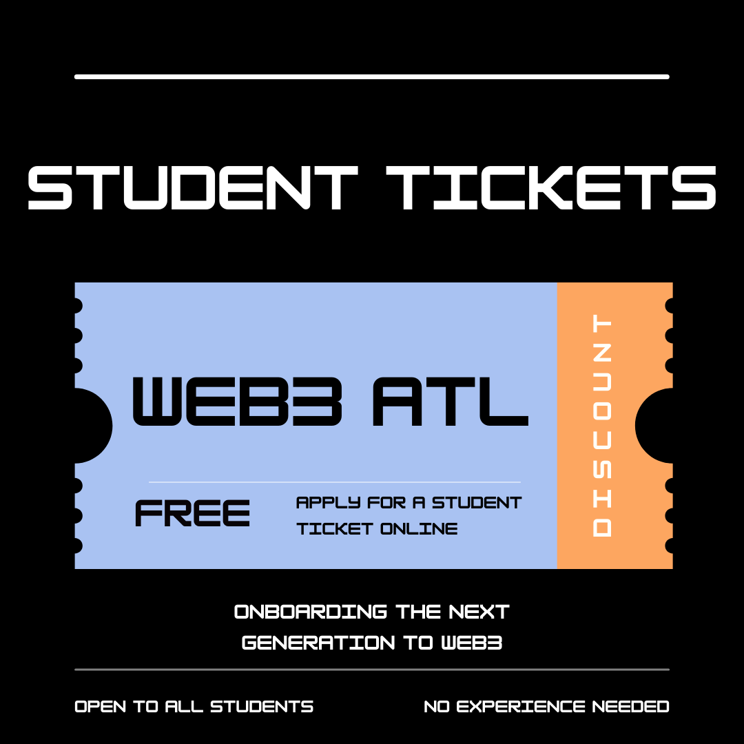 Web3_ATL's tweet photo. Web3 ATL is a student and community led effort to onboard students into web3. We will have a series of panels and keynote speakers filled with industry professionals from different areas within crypto! https://t.co/FiCcimQoZT