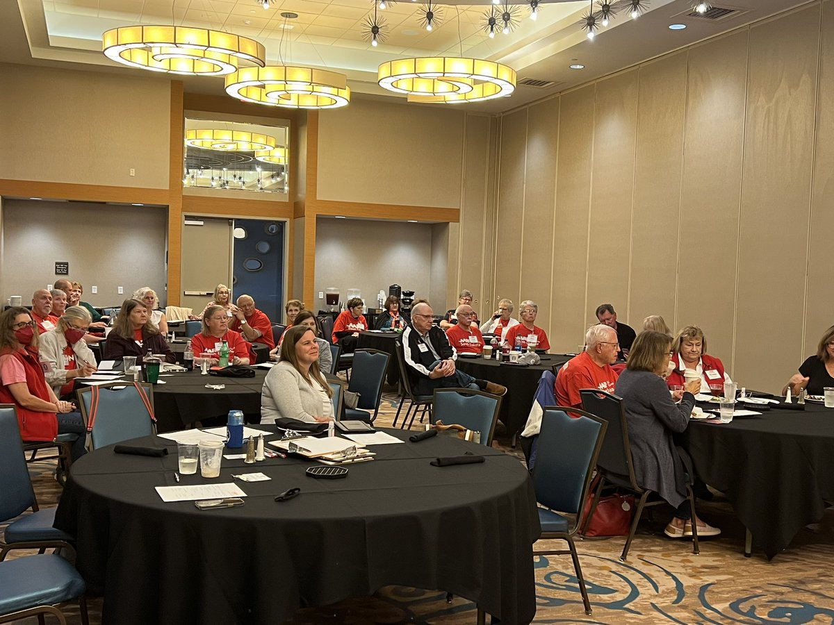 AARPSD's tweet photo. Our #SDVolSummit22 is underway! So excited to have #volunteers from across the state with us in person for the next two days. #AARPVolunteer https://t.co/rm9VGkxkKP