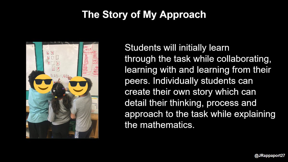Start with a number string to get students thinking/talking. Once patterns/relationships are discovered, we introduce a task which easily uncovers curriculum/standards. We consolidate learning together with time built in for students to reflect on their own. #mtbos <a href="/pgliljedahl/">Peter Liljedahl</a>