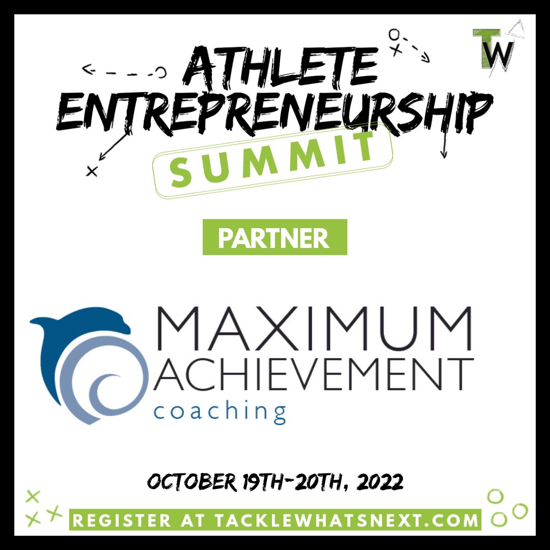 We are excited to be partnering w/ <a href="/tacklewhatsnext/">Tackle What’s Next</a> on their #AthleteEntrepreneurshipSummit! You’ve spent your whole athletic career building skills that are transferable into what’s next, so why not learn how to leverage them? Register here: tacklewhatsnext.com/athlete-entrep…