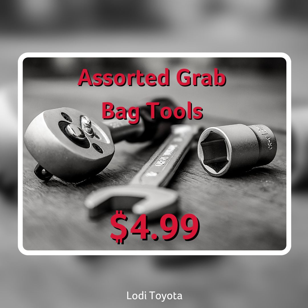 LodiToyota's tweet photo. Take advantage of our assorted grab bag tools special now through 10/31. View all of our current service specials at the link below. 
https://t.co/HefIPex6zK
#Lodi #Toyota #LodiToyota #Service #Tools #Sepcial https://t.co/sjJLgh18Hn