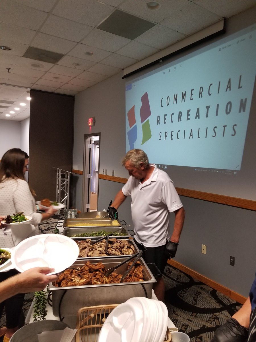 NeRecParks's tweet photo. A special thanks to @Crouchrec and Commercial Recreation Specialists for sponsoring the NeRPA conference banquet dinner! https://t.co/Gfqh0UMkoi