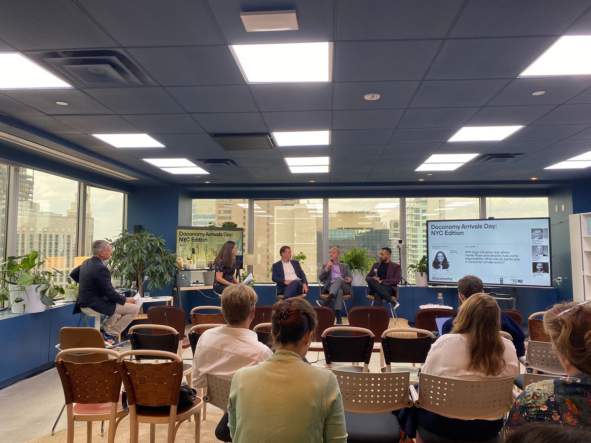 "Navigating the intersectionality between ‘environmental’ and ‘social’ issues. Be conscious that those most impacted by the climate crisis are often not those most engaged in the activism." - <a href="/NizamUddin1/">Nizam Uddin</a>, at <a href="/doconomy/">Doconomy</a>'s #ClimateWeekNYC event.

#PurposeDriven
