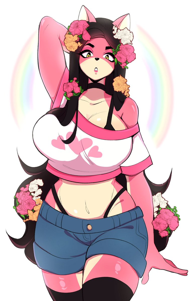 DvampireSmile's tweet photo. Here’s spring! She’s my oc from the last Speedpaint I posted!. https://t.co/dYFktfPFQy